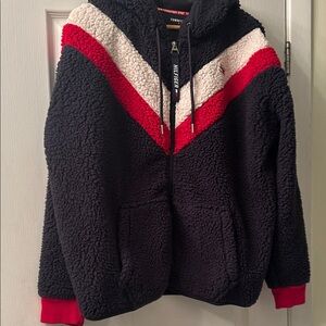 Tommy Hilfiger Faux-Sherpa Colorblocked Jacket